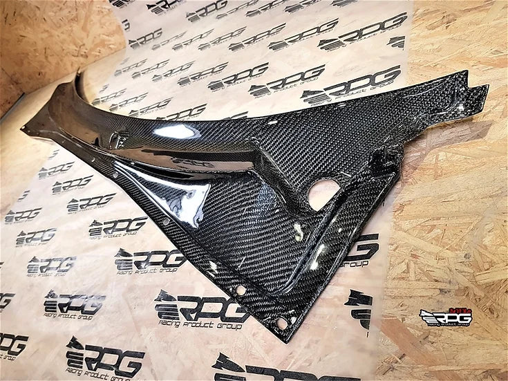 RPG Carbon GD RHD Chassis Vacuum Carbon Wiper COWL