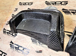 RPG Carbon VA - SS 2.0 Vacuum Carbon Fiber Rear Bumper Heat Shield for Single Exhaust