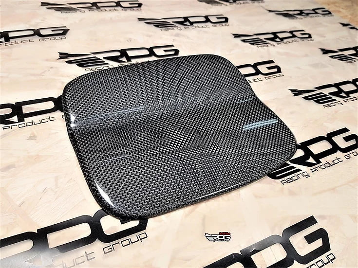 RPG Carbon 98-02 Forester SF Chassis - Vacuum Carbon Fiber Fuel Door Cover