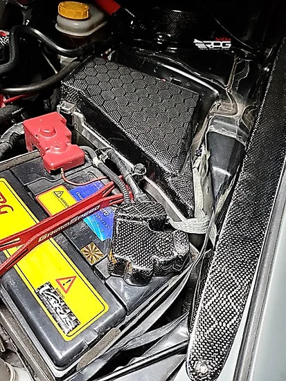 RPG Carbon FA Engine Bay Dress Up - Battery Terminal, Fuse Cap