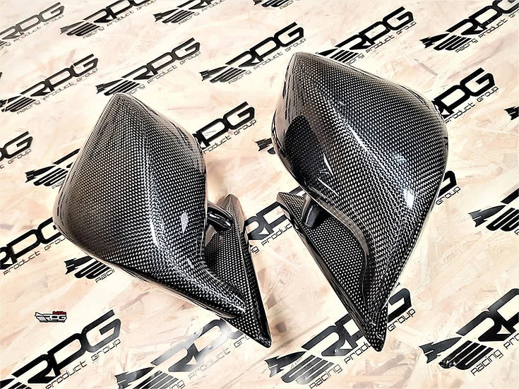 RPG Carbon WRC World Rally Champion GC8/GF8 Vacuum Carbon Mirrors (manual adjustment)