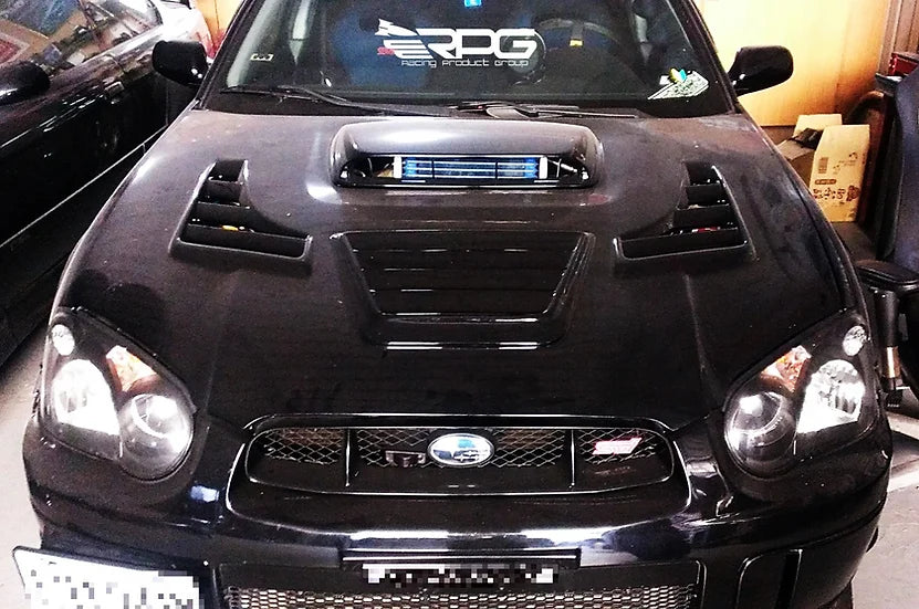 RPG Carbon GD WRC World Rally Vacuum Carbon S12 Style Hood Vent