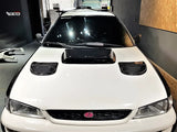 RPG Carbon GC - STi Style Large 4" Vacuum Carbon Fiber Divided Hood Scoop Upgrade