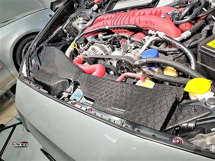 RPG Carbon WRX / STi -RR RoadRage Vacuum Form Carbon Air Snorkel Induction Duct Shroud Kit