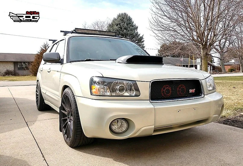 RPG Carbon Bugeye STi Style Large 4" Hood Scoop Upgrade
