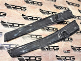 RPG Carbon GR / GV 4 pcs Vacuum Carbon Outer Door Sill Clip-On Replacement Cover Set