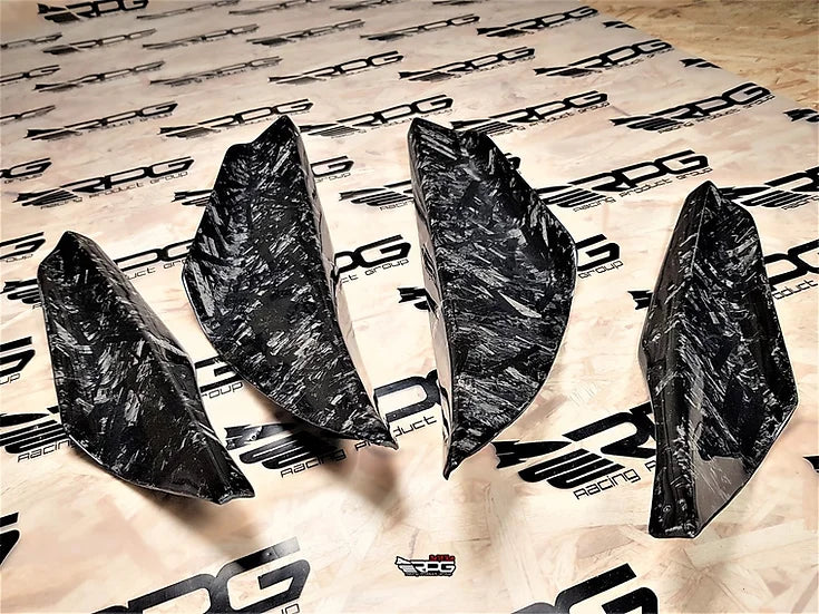 RPG Carbon GDB GTA 4PCS Vacuum Carbon Canard Set