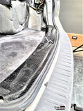 RPG Carbon GG Wagon - Vacuum Carbon Trunk Latch Trim Panel Cover (Replacement)