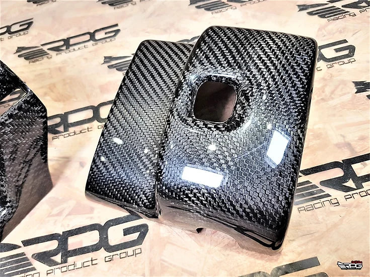 RPG Carbon GD - Vacuum Carbon 2 Pieces Steering Column Cover (Replacement)
