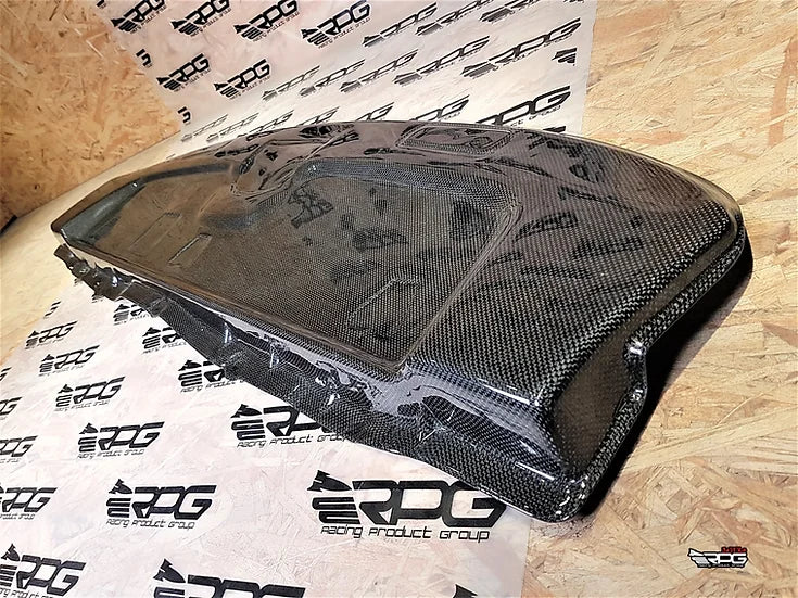 RPG Carbon GD Chassis Vacuum Carbon Rear Deck Cover (Replacement)