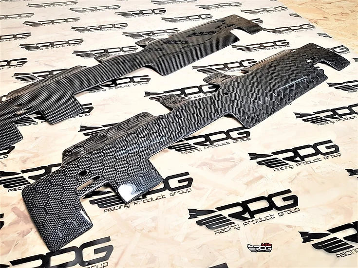 RPG Carbon GD - Vacuum Carbon Fiber Radiator Shroud Cooling Plate