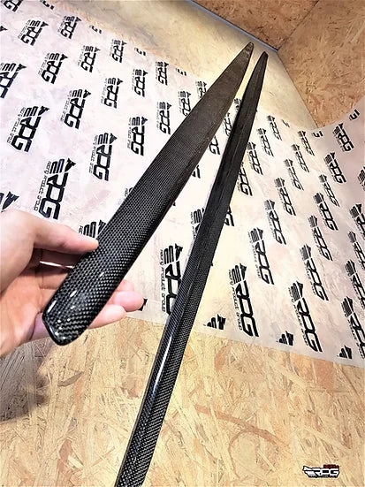 RPG Carbon GR/GV M# Add-on Vacuum Carbon Side Skirt Extension