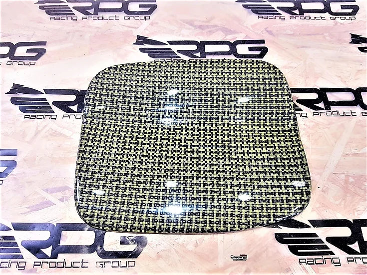 RPG Carbon 98-02 Forester SF Chassis - Vacuum Carbon Fiber Fuel Door Cover