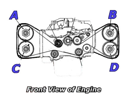 Subaru Impreza 98-14 LH Exhaust Camshaft Pulley